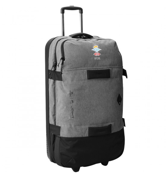 Mala Rip Curl Viagem com Rodinhas F-Light Global 110L Icons Grey Marle Importada