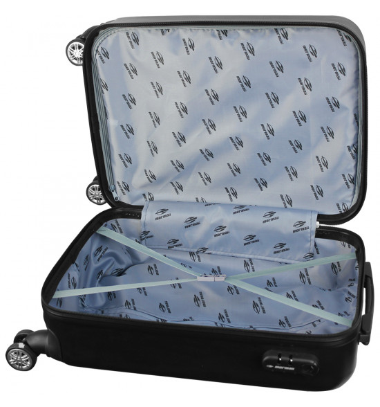 Mala Mormaii Viagem com Rodinhas Hardcase 40L Preta - 6