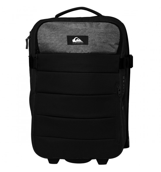 Mala Quiksilver Viagem com Rodinhas de Skate Horizon True Black 41L