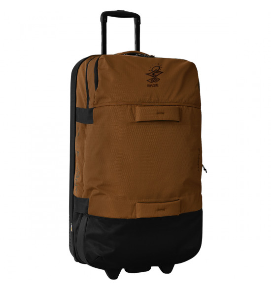 Mala Rip Curl Viagem com Rodinhas F-Light Global 110L Search Brown Importada 