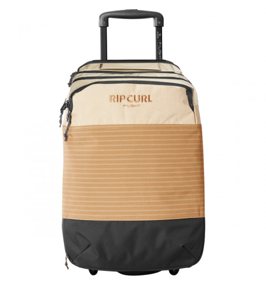 Mala Rip Curl Viagem com Rodinhas F-Light Cabin 35L Revival Light Brown Importada - 2