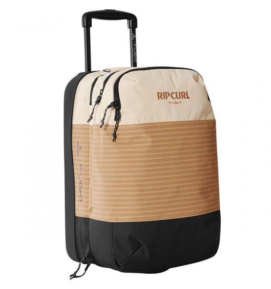 Mala Rip Curl Viagem com Rodinhas F-Light Cabin 35L Revival Light Brown Importada