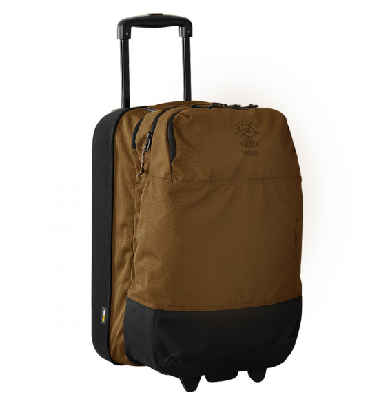 Mala Rip Curl Viagem com Rodinhas F-Light Cabin 35L Search Brown Importada