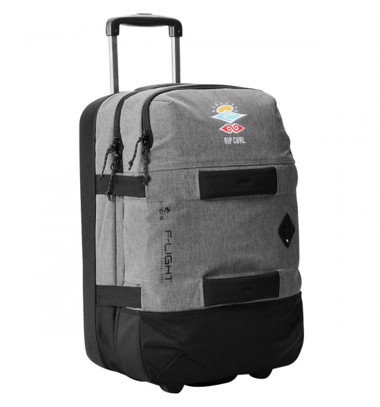 Mala Rip Curl Viagem com Rodinhas F-Light Transit 50L Icons Grey Marle Importada