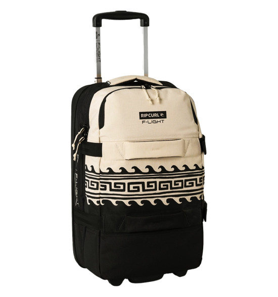 Mala Rip Curl Viagem com Rodinhas F-Light Cabin 30L Soleil Black/Oatmeal Importada