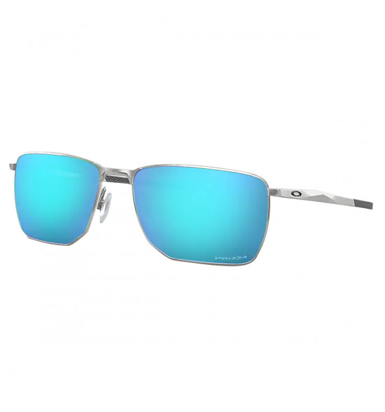 Óculos Oakley Ejector Satin Chrome/Lente Prizm Sapphire