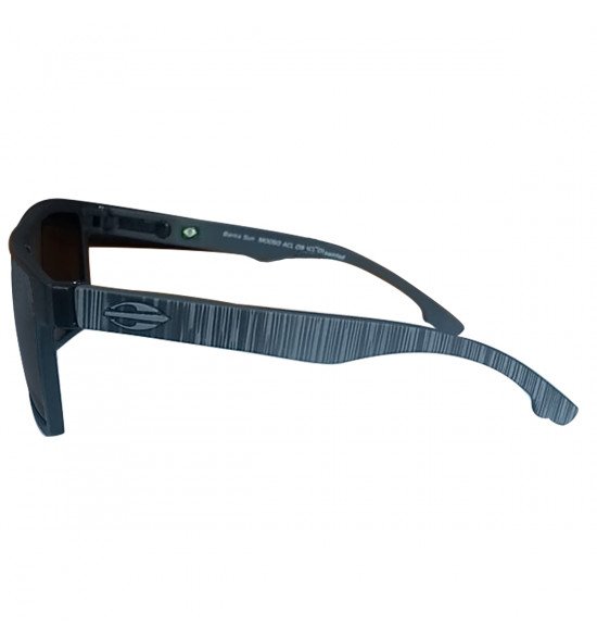 Óculos Mormaii Banks Preto Fosco e Haste Cinza Escuro/Lente Cinza Prata - 3