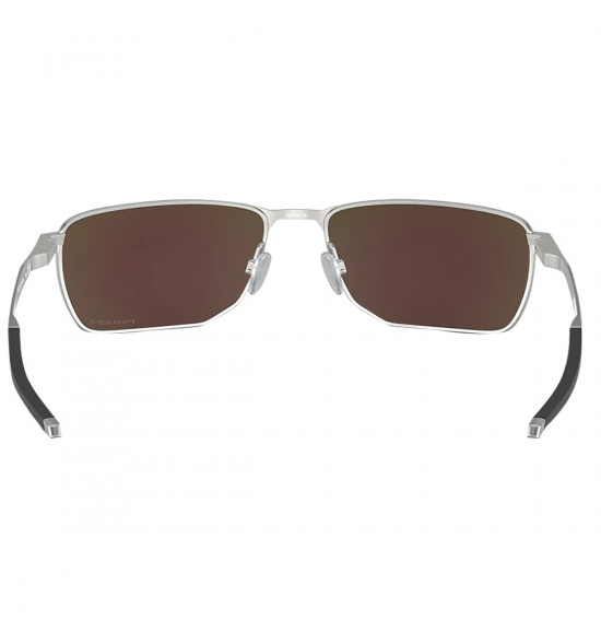 Óculos Oakley Ejector Satin Chrome/Lente Prizm Sapphire - 4