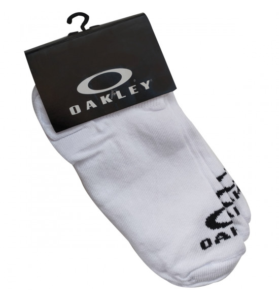 Kit 3 pares de Meia Oakley Essential No Show Branca - 4