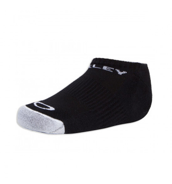 Meia Oakley No Show Sock Preta - 2