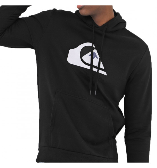 Moletom Quiksilver Canguru Logo Basic Preto - 3