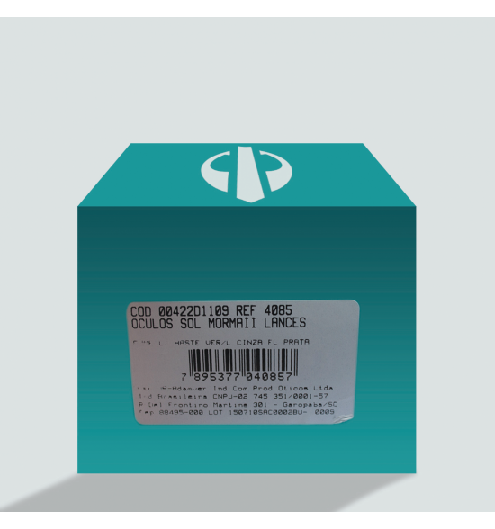 Óculos Mormaii Lances Cinza e Verde/Lente Cinza - 5