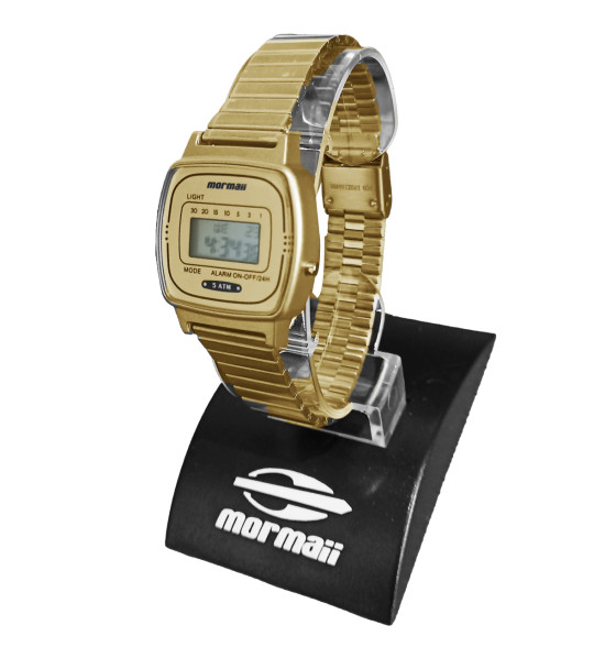 Relógio Mormaii Digital Vintage MO13722/7D Dourado - 4