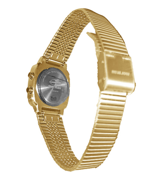 Relógio Mormaii Digital Vintage MO05301/4D Dourado - 3