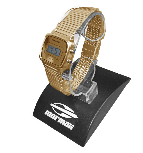 Relógio Mormaii Digital Vintage MO05301/4D Dourado - 4