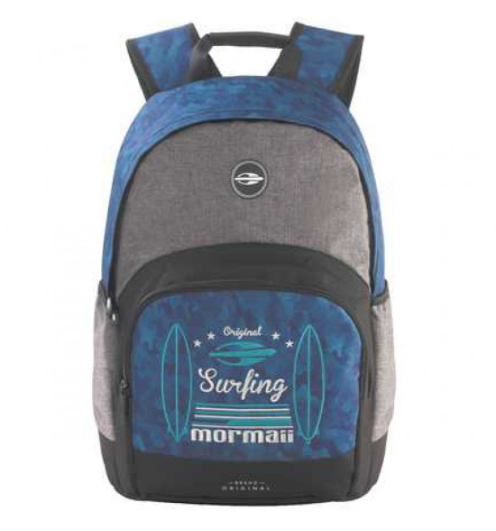 Mochila Mormaii Surfing Azul Com Cinza