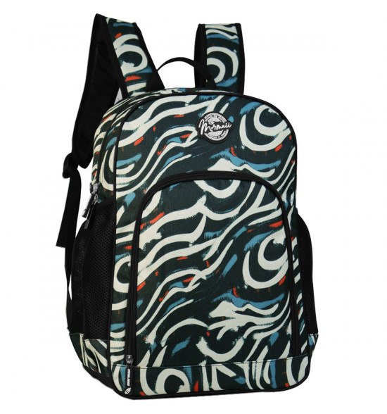 Mochila Mormaii Weekend Full Print Azul e Branca 20L