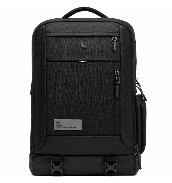 Mochila Reserva Bold Preta – Estilo Urbano, Organização e Durabilidade Premium - 2