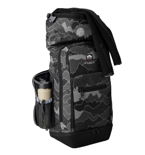 Mochila Rip Curl F-Light Surf Icons Black Grey 40L Importada - 5