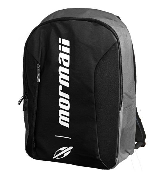 Mochila Mormaii Urban Letreiro Lateral Preta e Cinza 25L