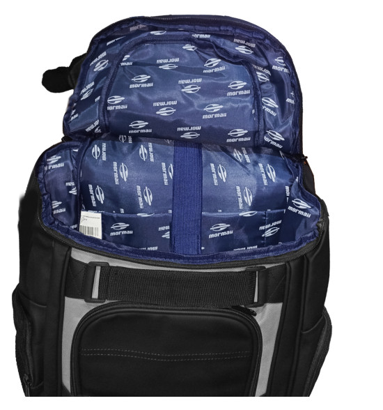 Mochila Mormaii Urban Laptop Reforçada Preta e Cinza 30L - 5