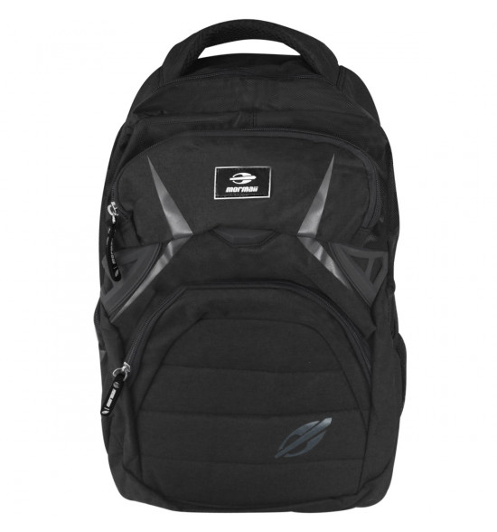 Mochila Mormaii Round Executive Backpack Reforçada Preta 30L