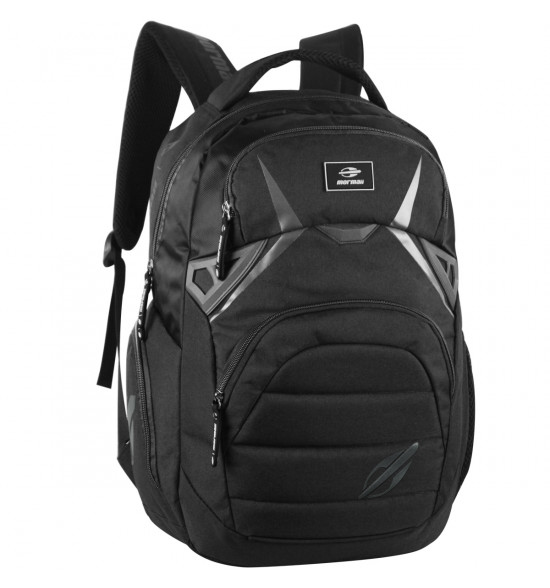 Mochila Mormaii Round Executive Backpack Reforçada Preta 30L - 2