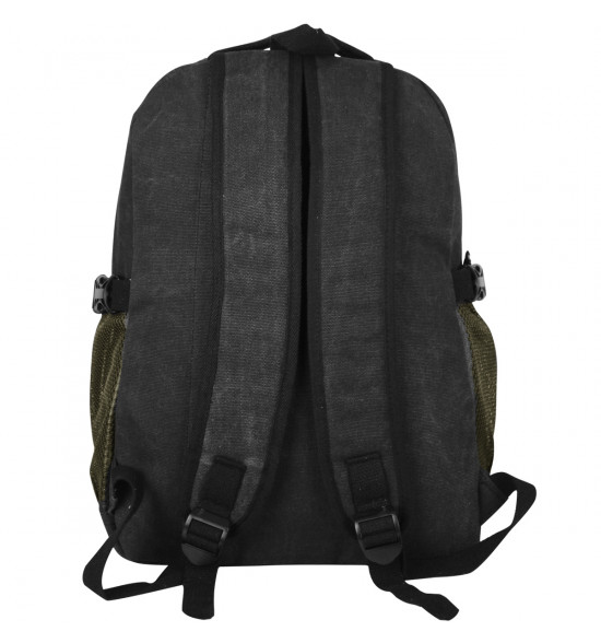 Mochila Mormaii Canvas Stone Reforçada Cinza com Marrom 25L - 4