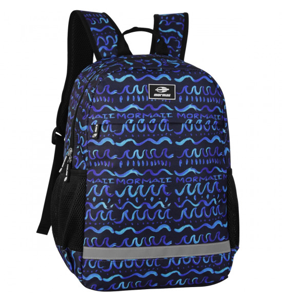 Mochila Mormaii Weekend Full Print Ondas Azuis 20L