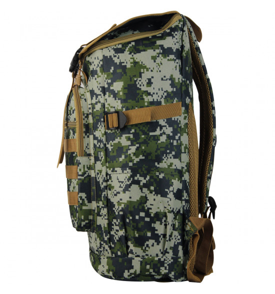 Mochila Mormaii Verde Camuflada Large Stash Pack Reforçada 40L - 3