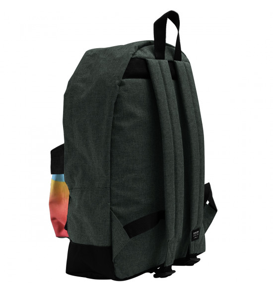 Mochila Quiksilver The Print Preta - 3