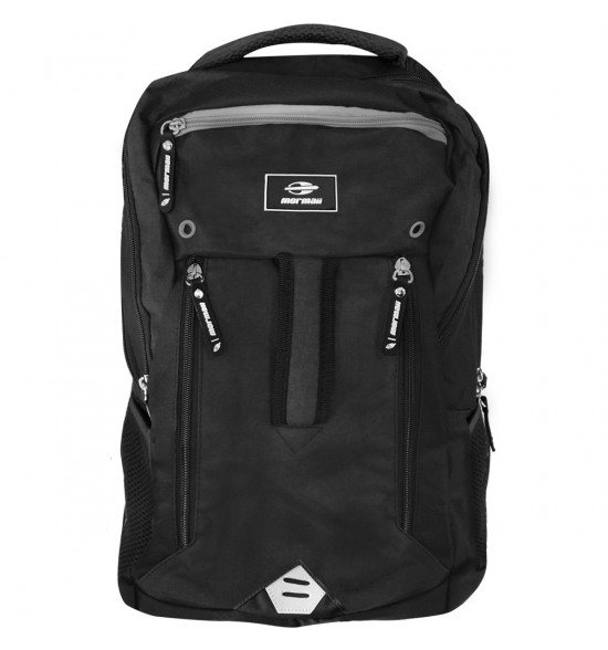 Mochila Mormaii Executive Backpack Reforçada Preta 30L
