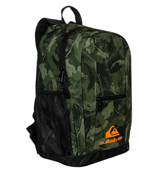 Mochila Quiksilver Mountain Explorer Camo Verde Militar - 2