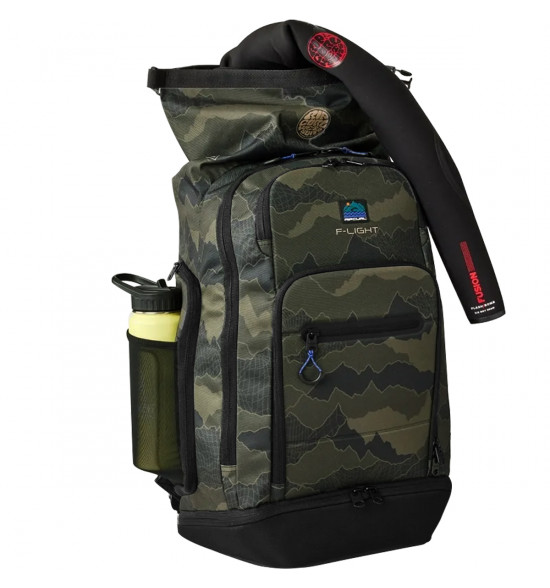 Mochila Rip Curl F-Light Surf Search Camo Black/Olive 40L Importada - 4