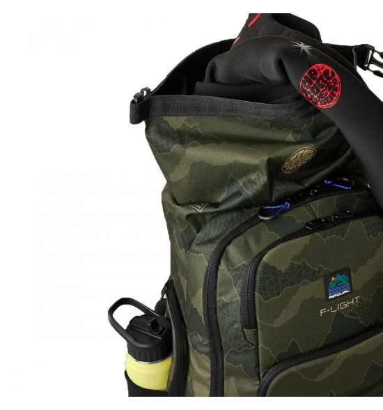 Mochila Rip Curl F-Light Surf Search Camo Black/Olive 40L Importada - 5