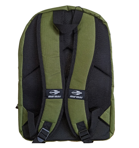 Mochila Mormaii Surf Line Letreiro Preta e Verde 25L - 4