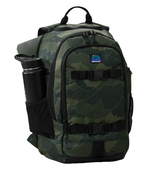 Mochila Rip Curl Posse SK8 33L Camo Black Olive - 5