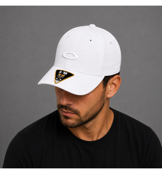 Boné Oakley Tincan Cap White Logo Branco Original