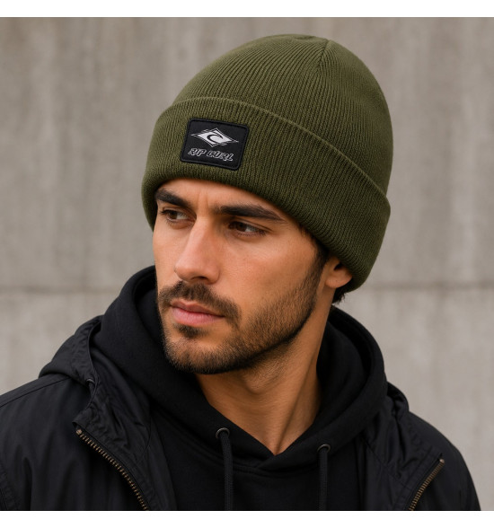 Gorro Rip Curl Classic Surf Tall Olive Original - Estilo e Proteção Térmica