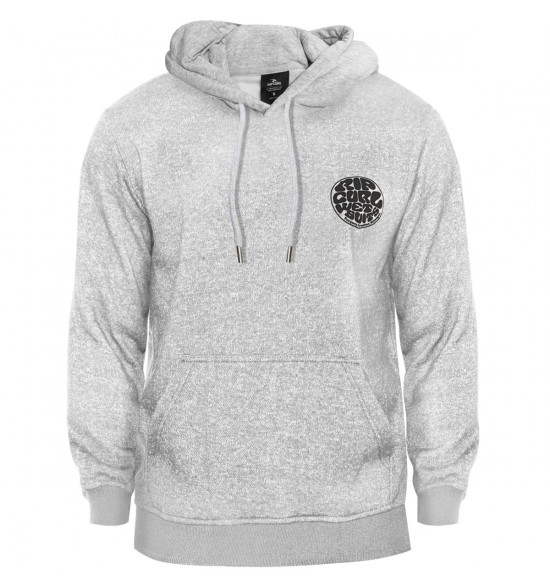 Moletom Rip Curl Wetsuit Icon Hood Brazil Grey Marle