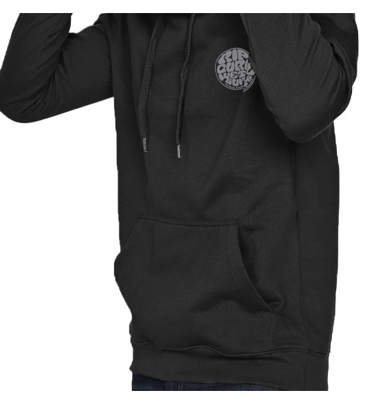 Moletom Rip Curl Wetsuit Icon Hood Brazil Black - 3