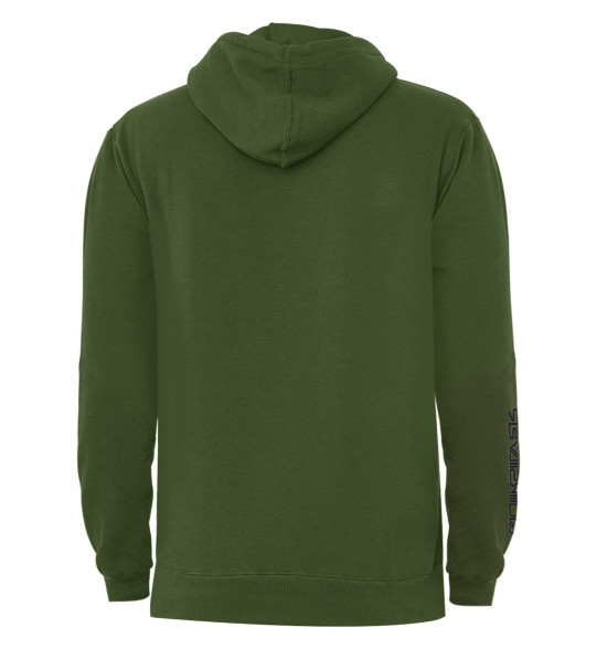 Moletom Quiksilver Comp Logo 2.0 Verde Escuro Reforçado 305G com Capuz - 2