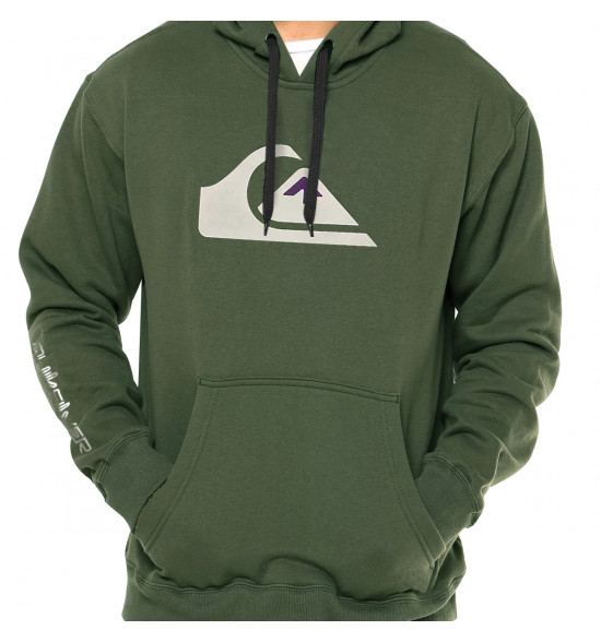 Moletom Quiksilver Comp Logo Verde Militar - 3