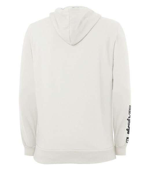 Moletom Quiksilver Comp Logo Branco Reforçado 305G com Capuz - 2
