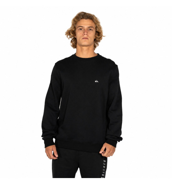 Moletom Quiksilver Embroidery Careca Preto