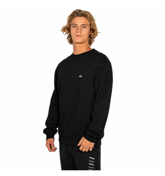 Moletom Quiksilver Embroidery Careca Preto - 2