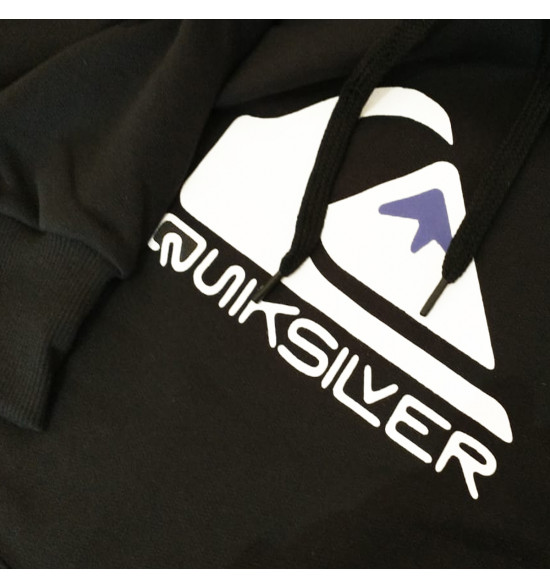 Moletom Quiksilver Square Me Up Preto - 3