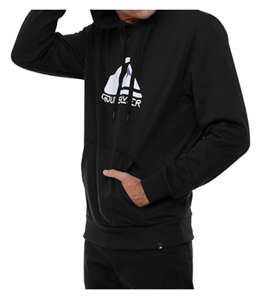 Moletom Quiksilver Square Me Up Preto - 4