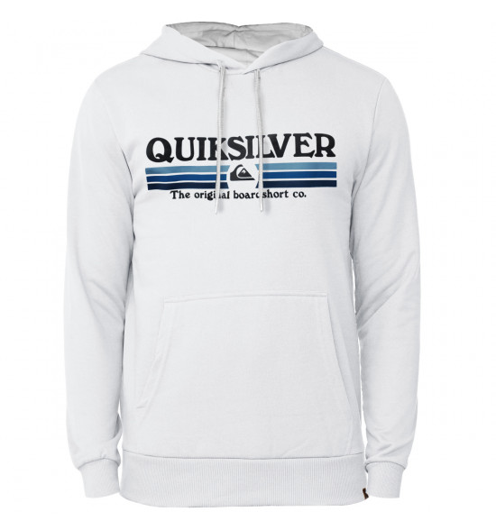 Moletom Quiksilver Lined Up Branco