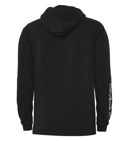 Moletom Quiksilver Comp Logo 2.0 Preto Reforçado com Capuz - 2